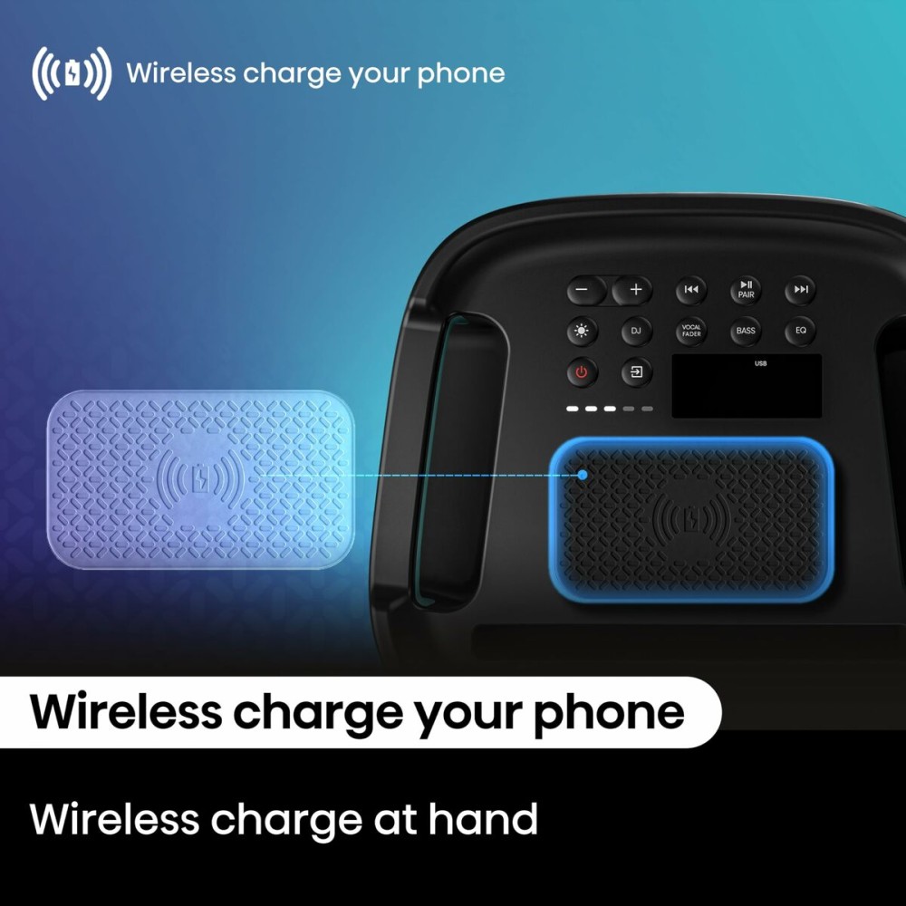 Haut-parleurs bluetooth portables Hisense Noir 300 W