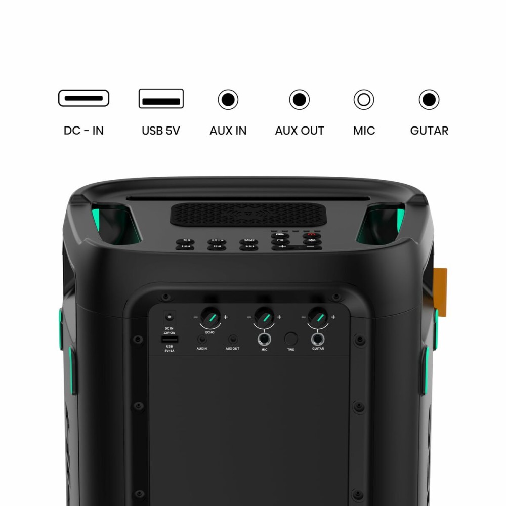 Tragbare Bluetooth-Lautsprecher Hisense Schwarz 300 W