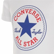 Child's Short Sleeve T-Shirt Converse  Core Chuck Taylor Patch  Blue