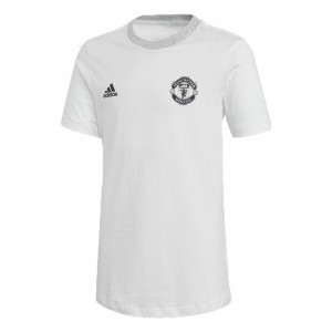 Kurzarm Fußballshirt für Kinder Adidas  Manchester United Weiß