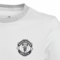 Kurzarm Fußballshirt für Kinder Adidas  Manchester United Weiß