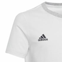 Children's Short Sleeved Football Shirt Adidas  Manchester United White