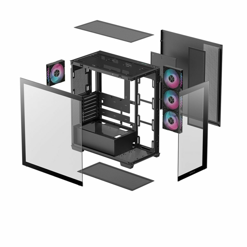Boîtier ATX semi-tour DEEPCOOL R-CG580-BKADA4-G-1 Noir