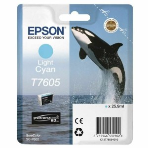 Cartouche d'encre originale Epson C13T76054010 Cyan Cyan clair