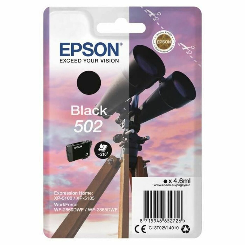 Cartouche d'encre originale Epson Twin 502 Noir
