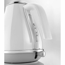 Wasserkocher DeLonghi Weiß Edelstahl 1,7 L 2000 W