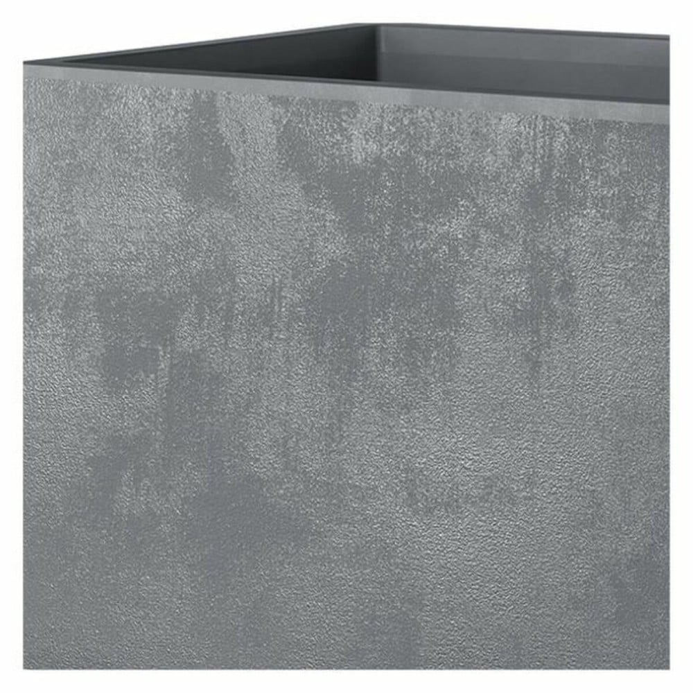 Blumentopf Deroma Grau 25 cm Kunststoff karriert Würfel Ø 25 cm
