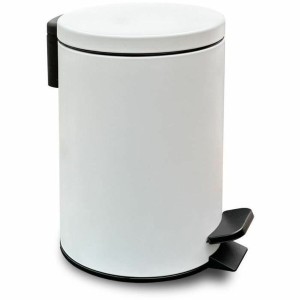 Papierkorb mit Pedal TODAY UTILITY Weiß 3 L 17 x 25 cm