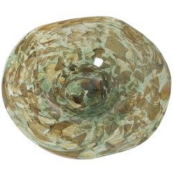 Centerpiece Alexandra House Living Green Crystal 36 x 36 x 8 cm