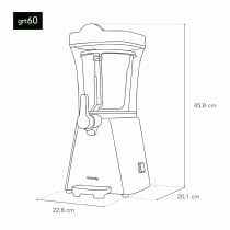 Eismaschine Hkoenig GTR60 20 W Schwarz 1 L