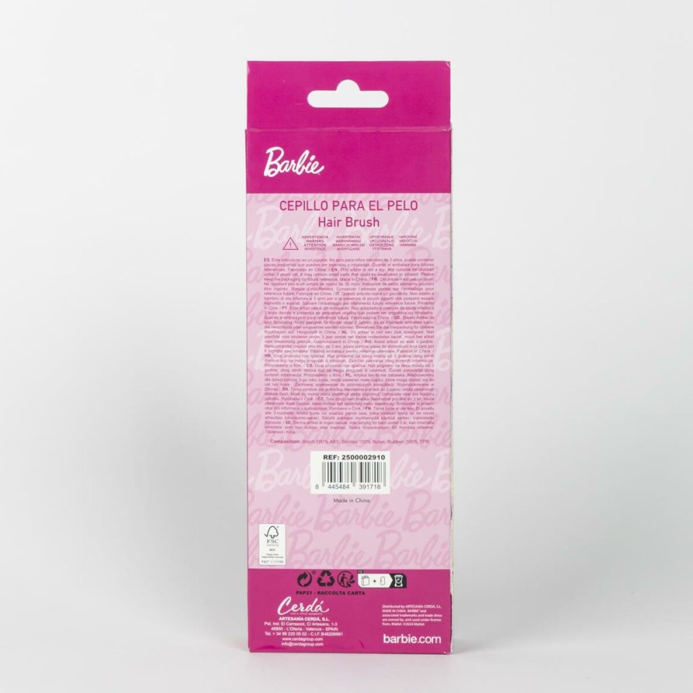 Bürste Barbie Hellrosa ABS