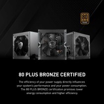 Power supply MSI MAG A650BN 650 W ATX 80 Plus Bronze