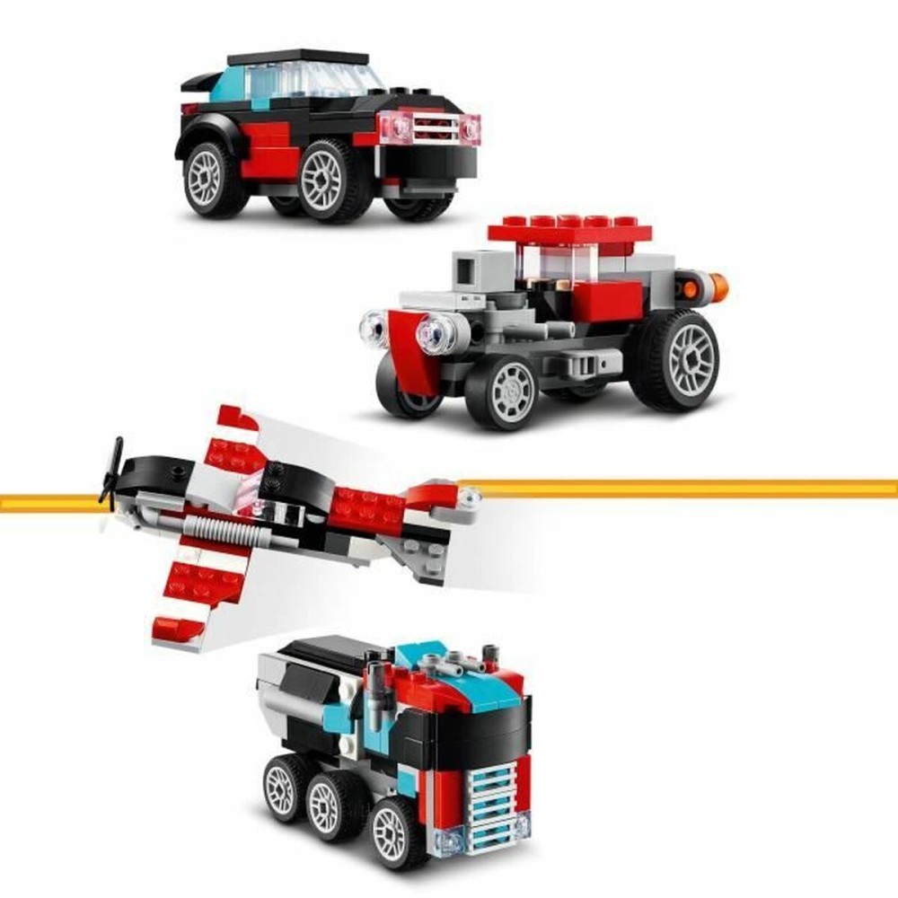 Construction set Lego 31146 Creator Platform Truck with Helicopter Multicolour