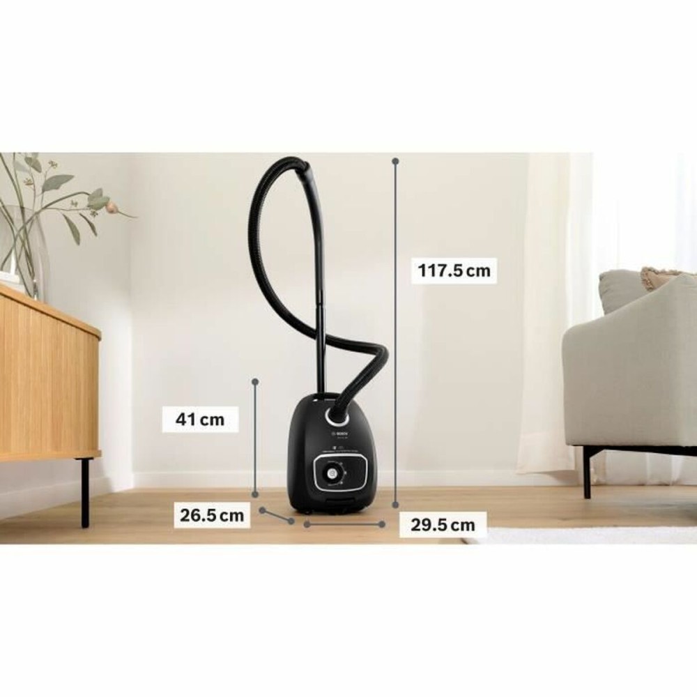 vacuum cleaner BOSCH BGB41BA1 Black noir 700 W