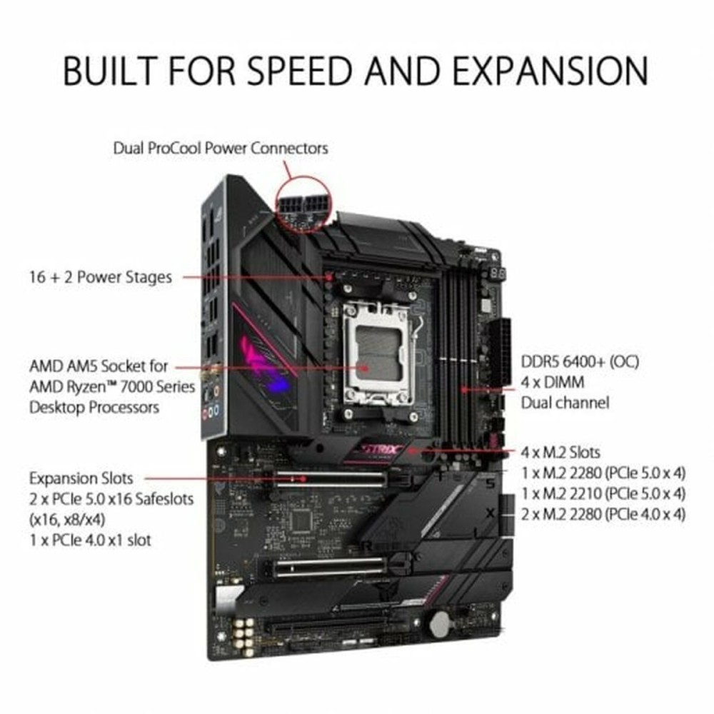 Motherboard Asus AMD AM5 AMD AMD B650