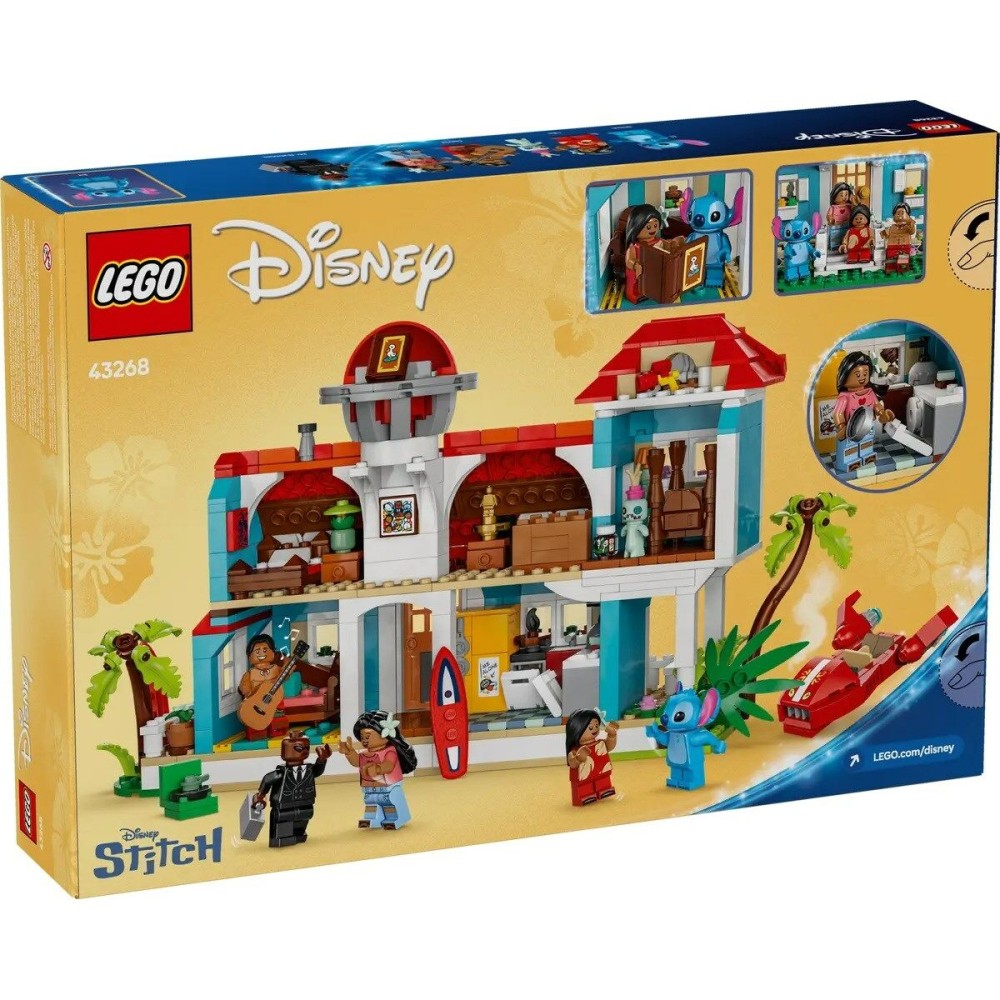Set de construction Lego Disney Lilo & Stitch 43268 834 Pièces