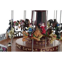 Christmas bauble DKD Home Decor LED Light Movement Musical Multicolour PVC Resin 30 x 30 x 30 cm