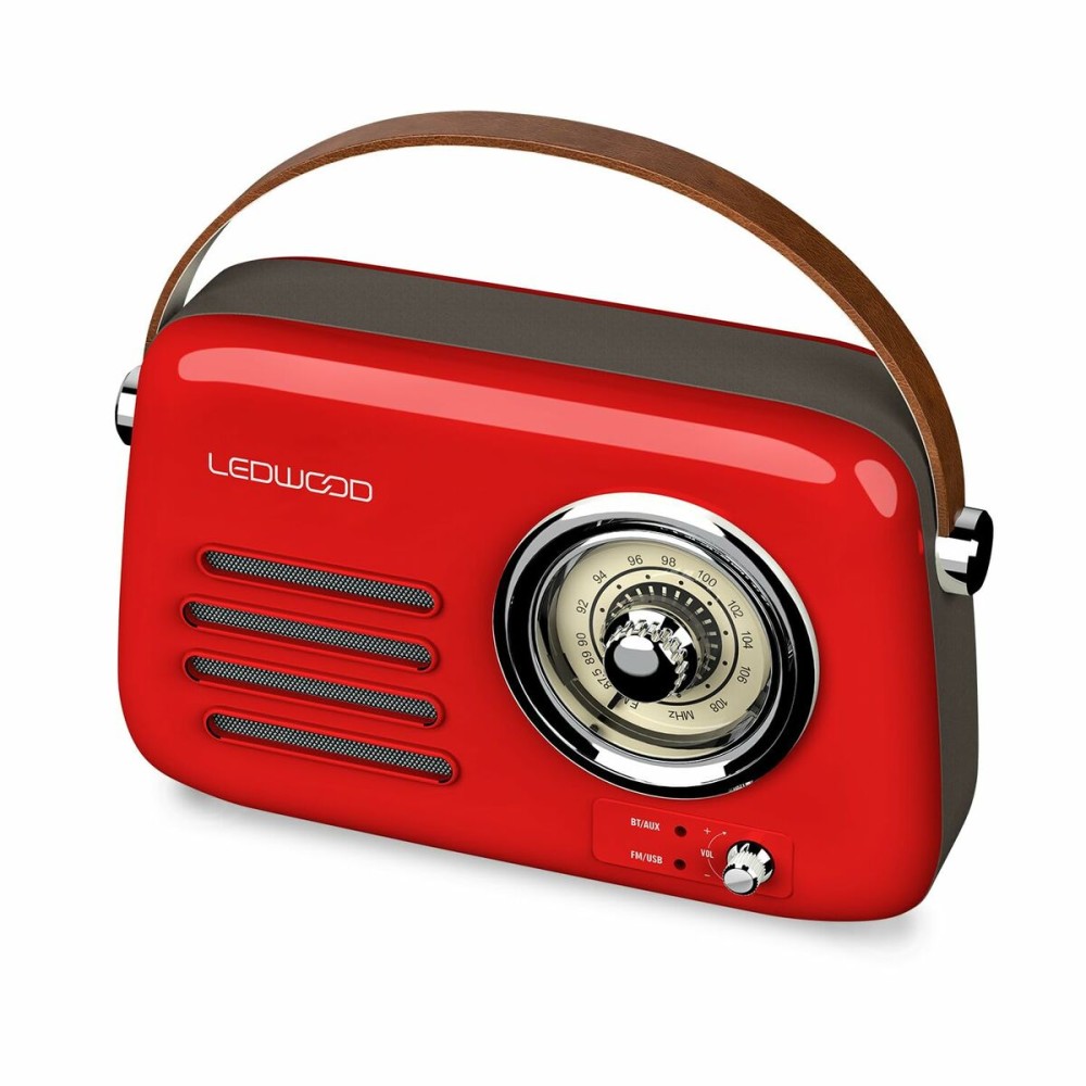 Radio Transistor Ledwood ALMA RED Rouge 30 W
