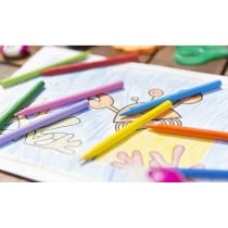 Crayons gras de couleur Bic Multicouleur