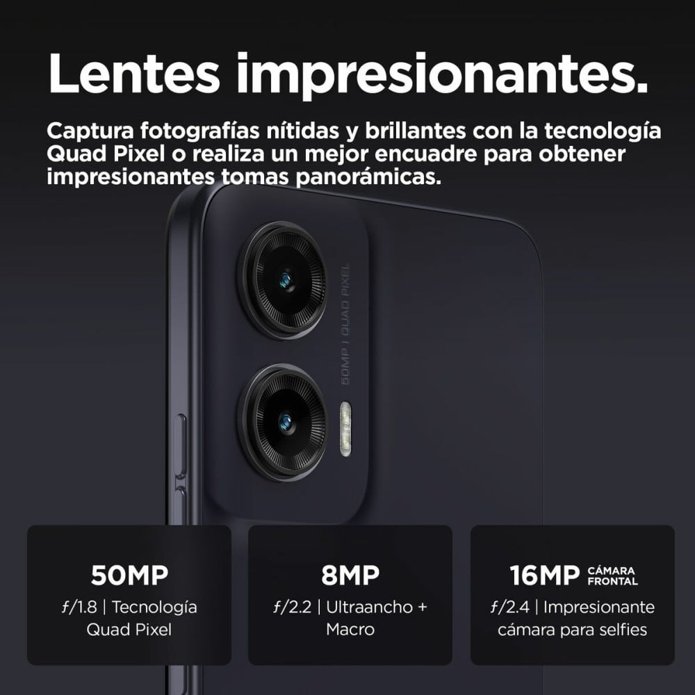 Smartphone Motorola PB3K0023ES 6,72" Unisoc 8 GB RAM 256 GB Schwarz