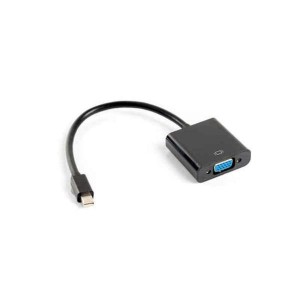 Adapter Mini DisplayPort an VGA Lanberg AD-0006-BK Schwarz