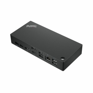 3-Port USB Hub Lenovo 40AY0090EU Schwarz
