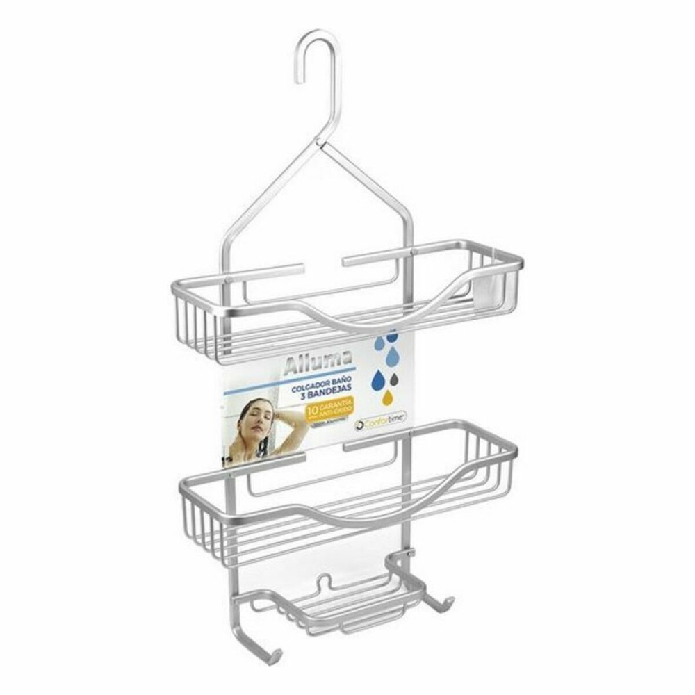 Bathroom Shelves Confortime Alluma 35,6 x 12 x 63,5 cm (4 Units)