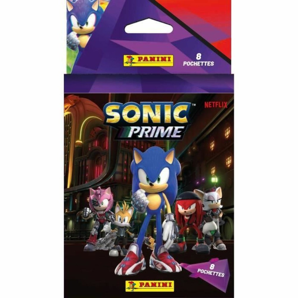 Lot d'autocollants Panini Sonic Prime (FR) 8 Pièces