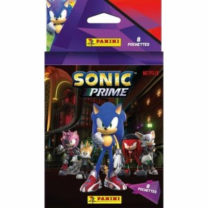 Set of stickers Panini Sonic Prime (FR) 8 Pieces