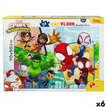 Kinderpuzzle Spidey Beidseitig 24 Stücke 70 x 1,5 x 50 cm (6 Stück)