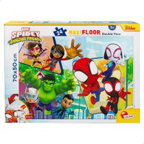 Puzzle Enfant Spidey Double face 24 Pièces 70 x 1,5 x 50 cm (6 Unités)