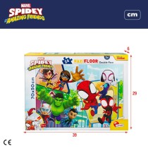 Puzzle Enfant Spidey Double face 24 Pièces 70 x 1,5 x 50 cm (6 Unités)