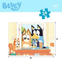 Child's Puzzle Bluey Double-sided 24 Pieces 50 x 35 cm (12 Units)