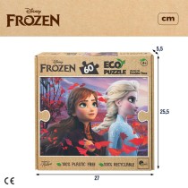 Puzzle Enfant Frozen Double face 60 Pièces 70 x 1,5 x 50 cm (12 Unités)