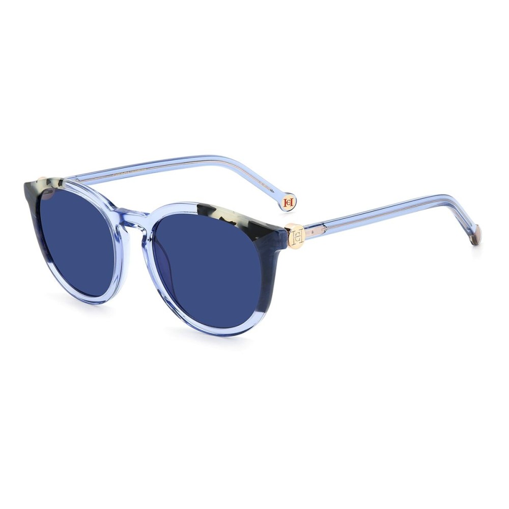 Damensonnenbrille Carolina Herrera CH 0053/S Blau Habana Ø 53 mm