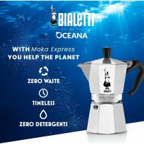 Italian Coffee Pot Bialetti 0001165/X4 Silver Metal Stainless steel Aluminium 1 L