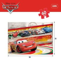 Kinderpuzzle Cars Beidseitig 60 Stücke 50 x 35 cm (12 Stück)