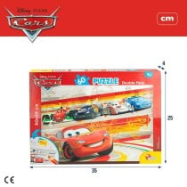 Kinderpuzzle Cars Beidseitig 60 Stücke 50 x 35 cm (12 Stück)