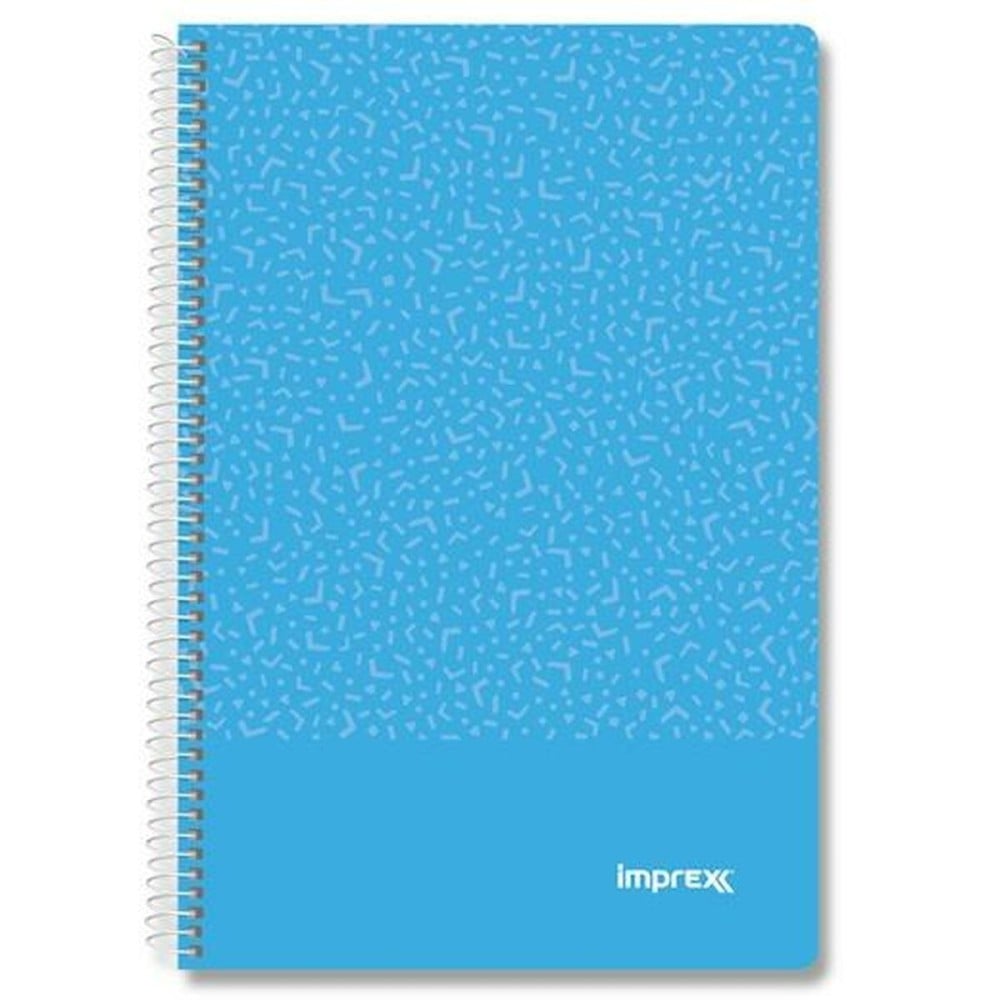 Notebook Imprex Blue Din A4 80 Sheets (4 Units)