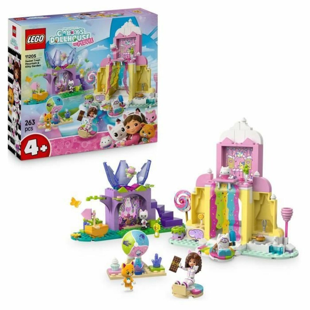 Konstruktionsspiel Lego 11205 Sweet Treat Mountain and Kitty Garden 263 Stücke