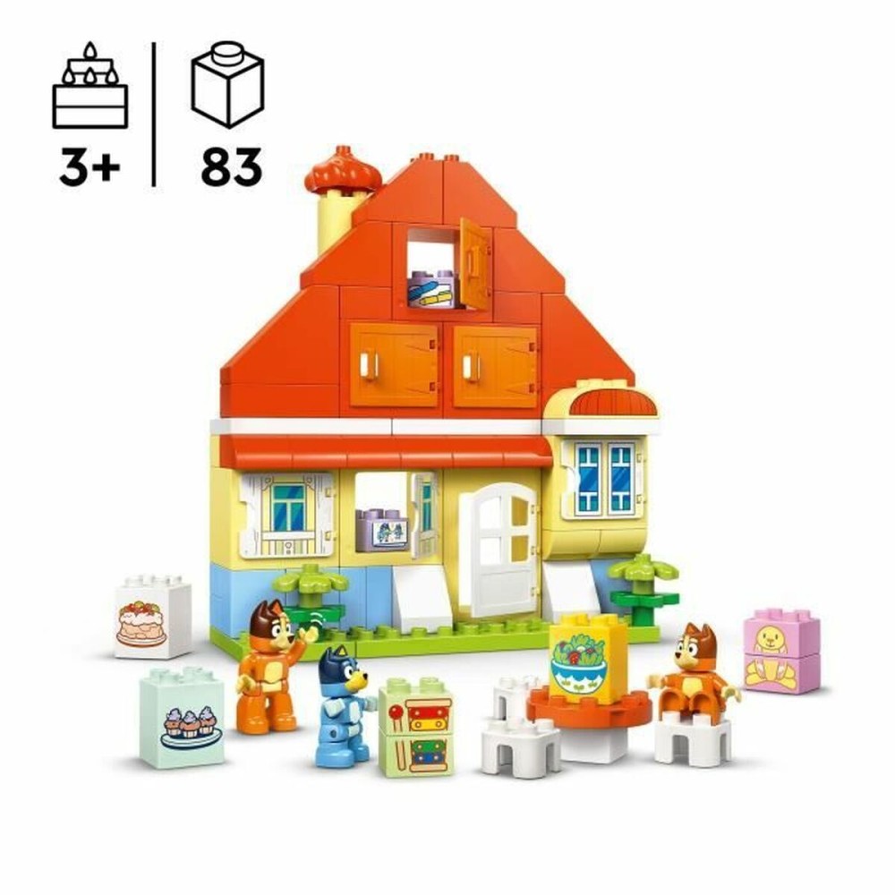 Set de construction Lego DUPLO 10459 Bluey's Family House with Memory 83 Pièces