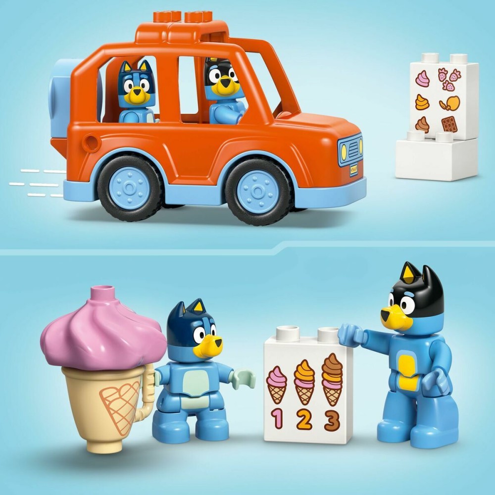 Konstruktionsspiel Lego Duplo 10458 Ice Cream Trip with Bluey 22 Stücke