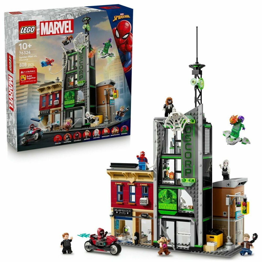 Konstruktionsspiel Lego 76324 Spider-Man VS Oscorp 808 Stücke