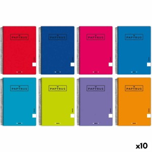 Cahier à Spirale Papyrus 01-UNICLASIC Din A4 80 Volets (10 Unités)