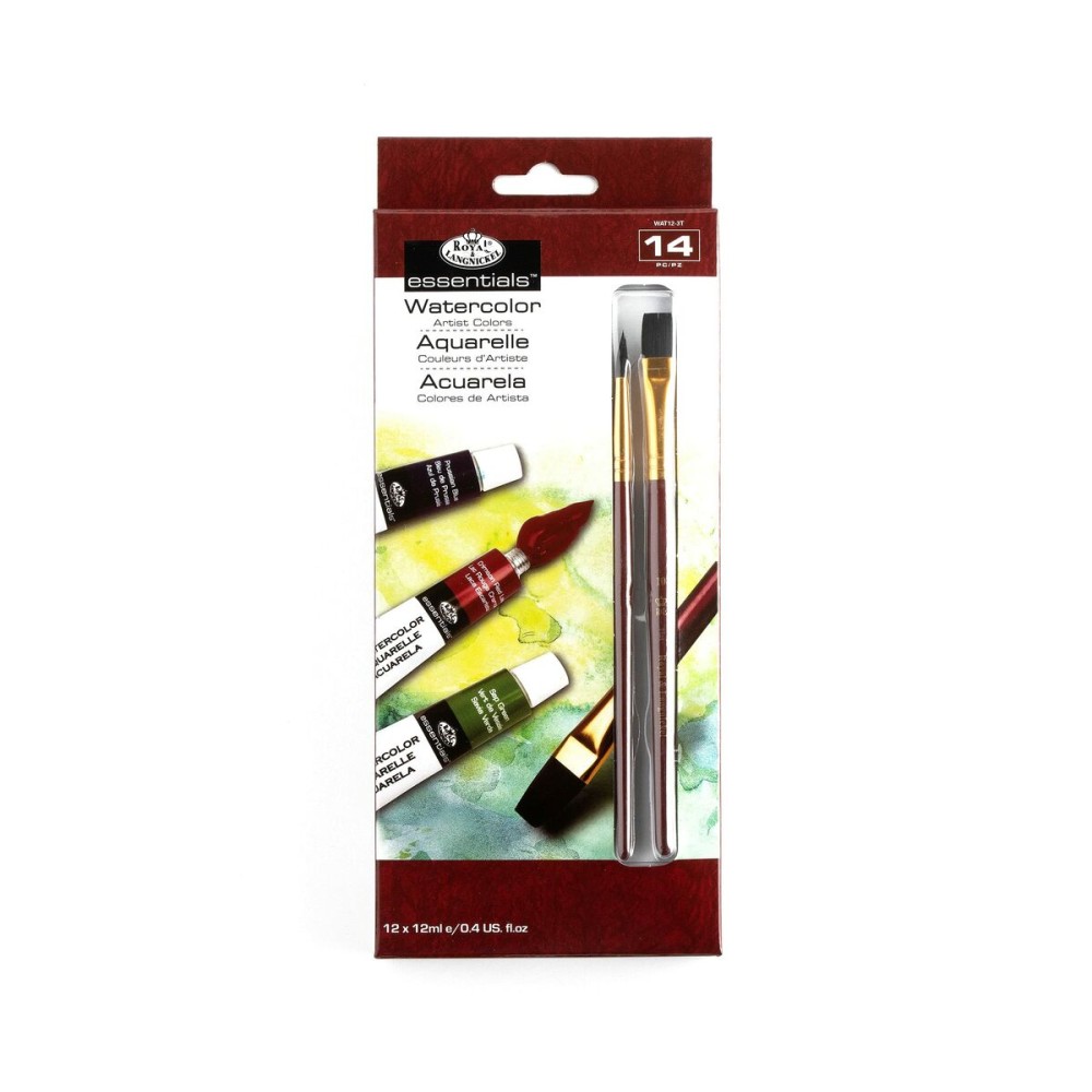 Set de peintures aquarelle Royal & Langnickel 14 Pièces Multicouleur