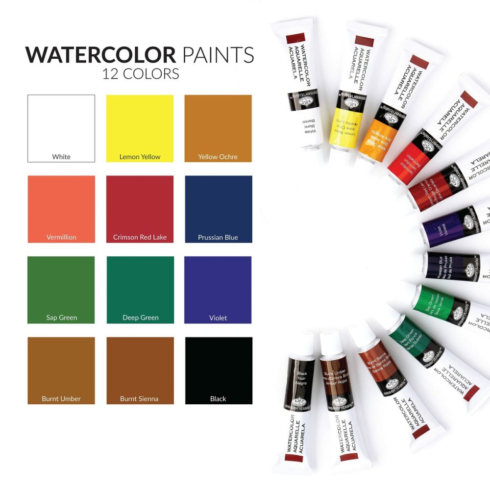 Watercolour paint set Royal & Langnickel 14 Pieces Multicolour