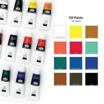 Oil Paint Set Royal & Langnickel 14 Pieces Multicolour