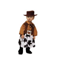 Verkleidung für Babys My Other Me Cowboy 7-12 Monate Schwarz (3 Stücke)