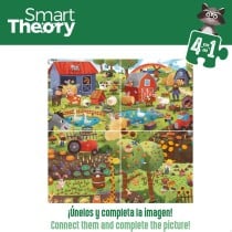 Puzzle Enfant Colorbaby 4 en 1 174 Pièces Ferme 68 x 68 cm (6 Unités)