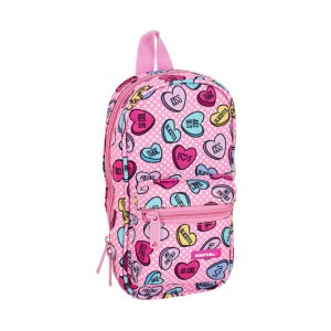 Plumier sac à dos Safta Rose (33 Pièces)